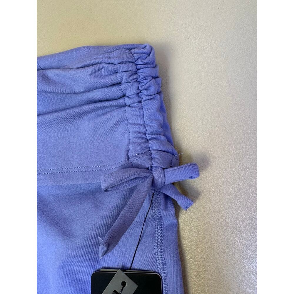 90 Degree by Reflex Girls Capri Leggings 2 Pack L 12 Black Purple NWT - Picture 5 of 8